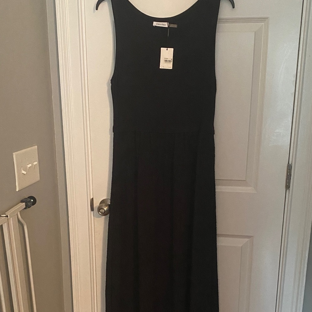 Calvin Klein Elegant Black Maxi Dress